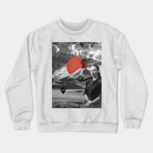 Alien Days - Surreal/Collage Art Crewneck Sweatshirt